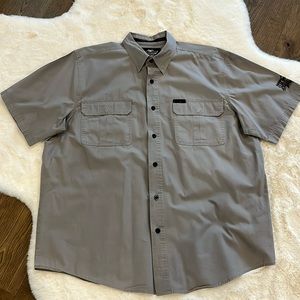 Harley-Davidson Men’s Flaming Skull Short Sleeve Shirt